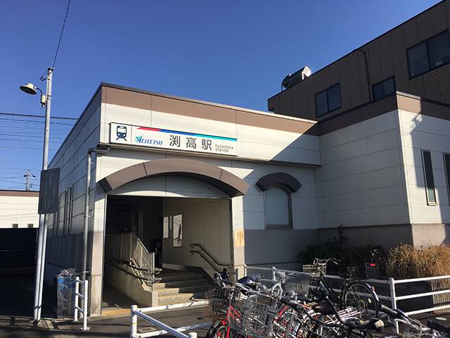 名鉄尾西線渕高駅